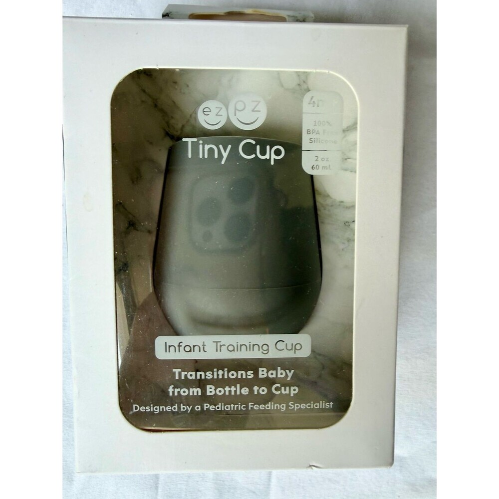 ezpz Tiny Cup Infant Training Cup - Gray